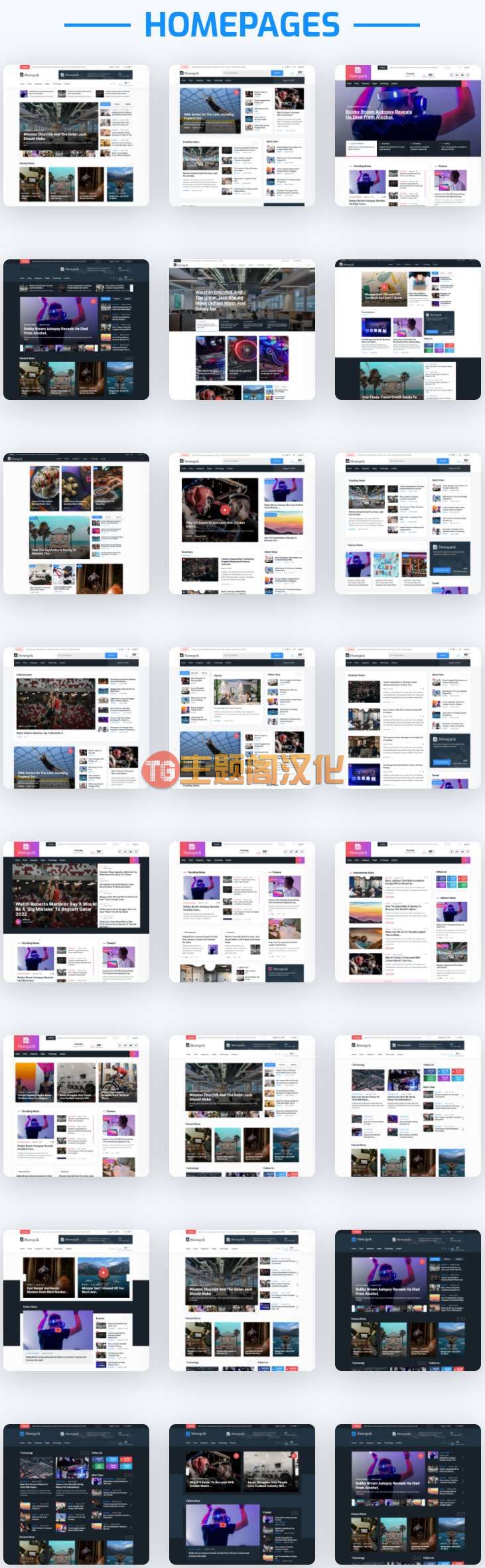 Newsprk多布局风格新闻杂志网站WordPress主题 - 图片2