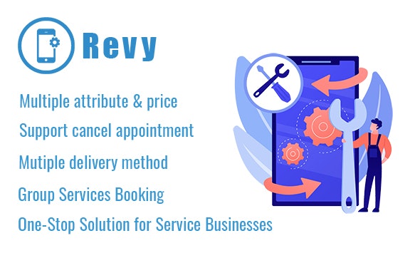 Revy汉化版V2.5_WordPress维修服务行业预约插件 Revy汉化版V2.5_WordPress维修服务行业预约插件
