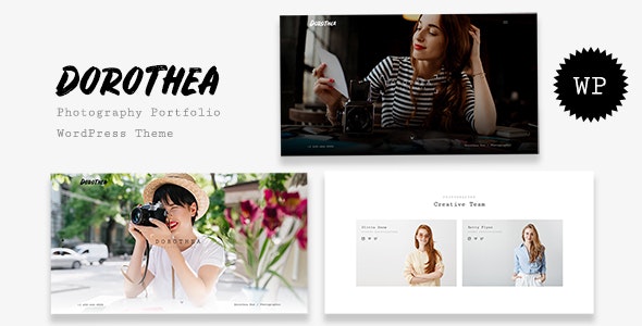 WordPress主题Dorothea 1.1 创意摄影师摄影作品展示WP主题 带手动导入演示数据 WordPress主题Dorothea 1.1 创意摄影师摄影作品展示WP主题 带手动导入演示数据