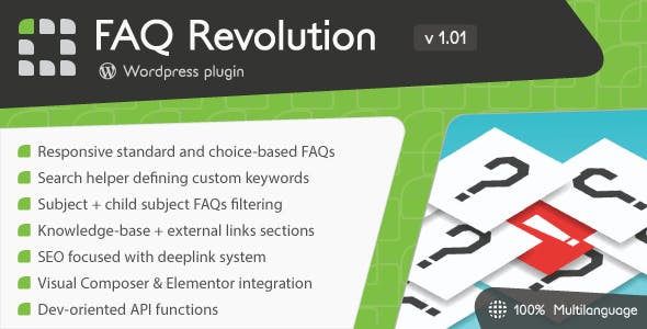 FAQ Revolution汉化版_手风琴FAQs构建器WordPress插件 FAQ Revolution汉化版_手风琴FAQs构建器WordPress插件