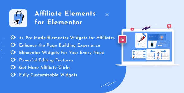 联盟推广页面元素插件Affiliate Elements for Elementor v1.0.0 - 图片1 联盟推广页面元素插件Affiliate Elements for Elementor v1.0.0 - 图片1