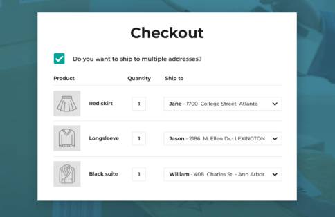 多收货地址插件YITH Multiple Shipping Addresses for WooCommerce 1.2.1 - 图片2