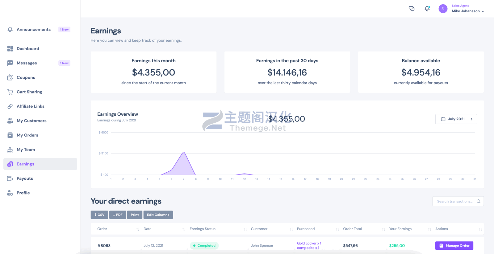 SalesAgent汉化版_WordPress销售团队&销售代理插件 - 图片9