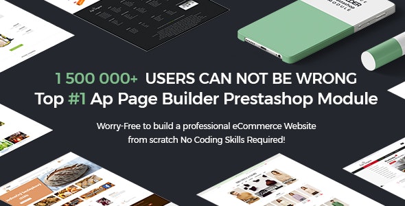 拖放式页面构建器Prestashop插件Ap Page builder 2.4.3 拖放式页面构建器Prestashop插件Ap Page builder 2.4.3