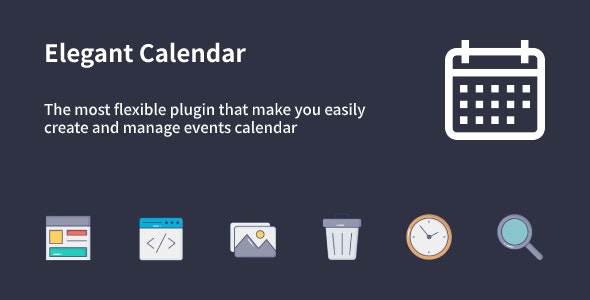 WordPress事件活动日历管理插件Elegant Calendar 1.1.1 WordPress事件活动日历管理插件Elegant Calendar 1.1.1