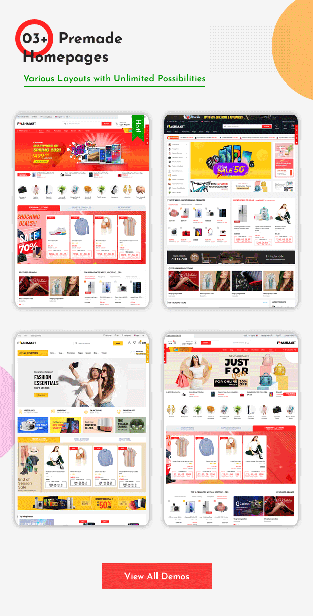 Shopify主题FlashMart 1.0.1 响应式多用途数码时装配饰Shopify模板 - 图片3