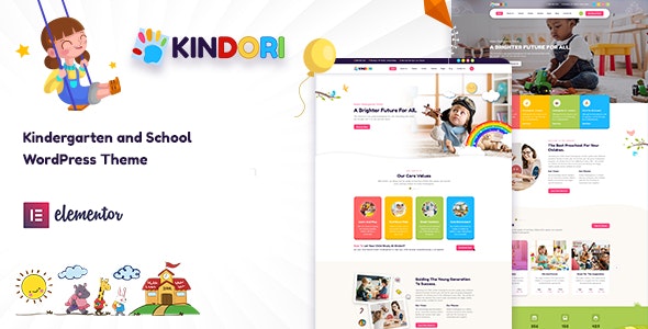 WordPress主题Kindori 2.0.2 幼儿园/学前班/托儿所网站WP教育主题 - 图片1 WordPress主题Kindori 2.0.2 幼儿园/学前班/托儿所网站WP教育主题 - 图片1