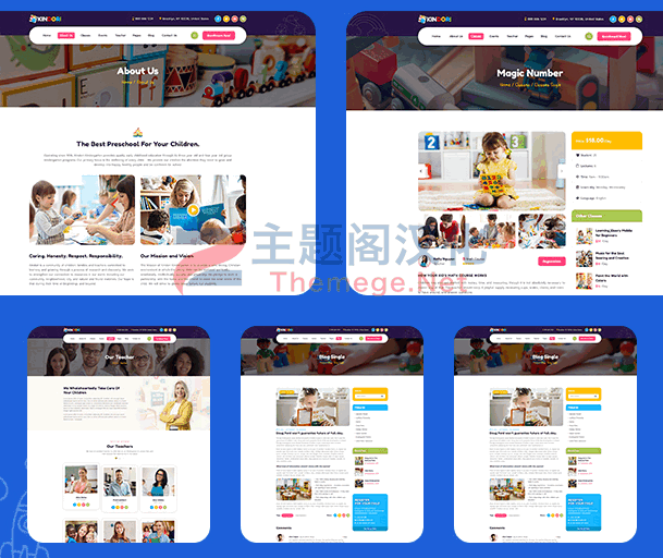 WordPress主题Kindori 2.0.2 幼儿园/学前班/托儿所网站WP教育主题 - 图片4 WordPress主题Kindori 2.0.2 幼儿园/学前班/托儿所网站WP教育主题 - 图片4