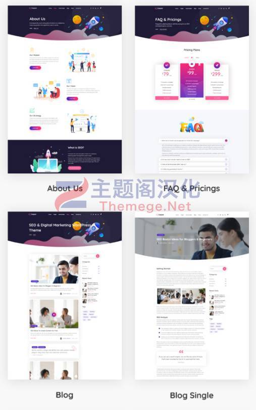 Caspiar(v1.5.3)数字营销和代理机构WordPress主题 - 图片3