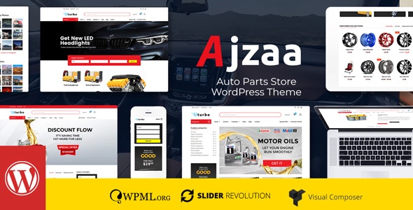 Ajzaa汽车零配件网上商店WooCommerce主题 - 图片1 Ajzaa汽车零配件网上商店WooCommerce主题 - 图片1