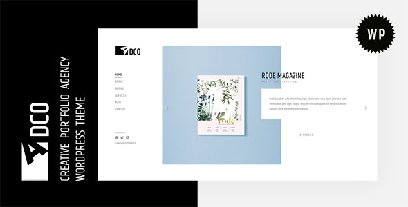 WordPress主题Adcco 1.0.1 个人简历和机构作品集展示WP主题 - 图片1 WordPress主题Adcco 1.0.1 个人简历和机构作品集展示WP主题 - 图片1