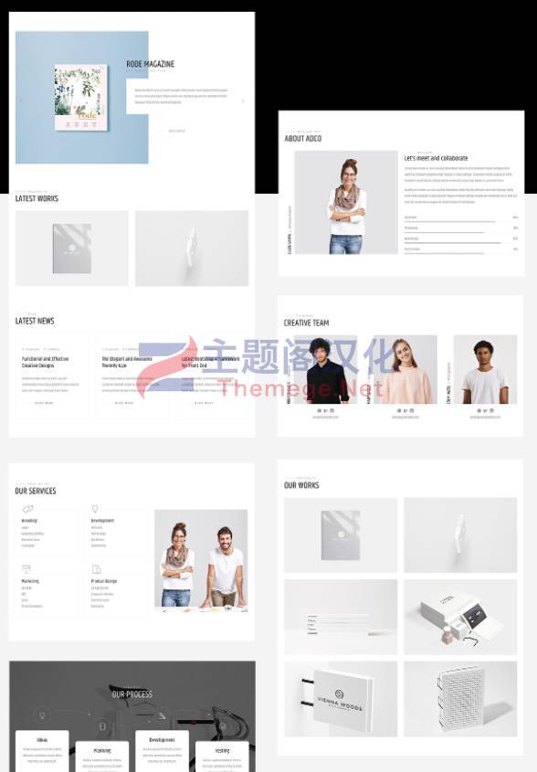 WordPress主题Adcco 1.0.1 个人简历和机构作品集展示WP主题 - 图片2 WordPress主题Adcco 1.0.1 个人简历和机构作品集展示WP主题 - 图片2