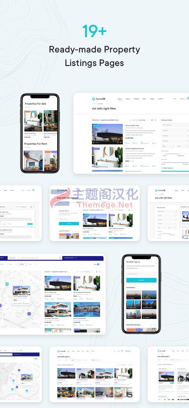 HomeID WordPress主题_房地产商和中介公司网站 - 图片2