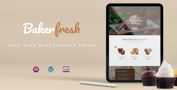 BakerFresh蛋糕面包和咖啡店网站WooCommerce主题 - 图片1 BakerFresh蛋糕面包和咖啡店网站WooCommerce主题 - 图片1