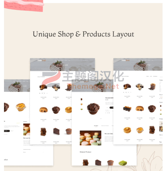 BakerFresh蛋糕面包和咖啡店网站WooCommerce主题 - 图片4 BakerFresh蛋糕面包和咖啡店网站WooCommerce主题 - 图片4