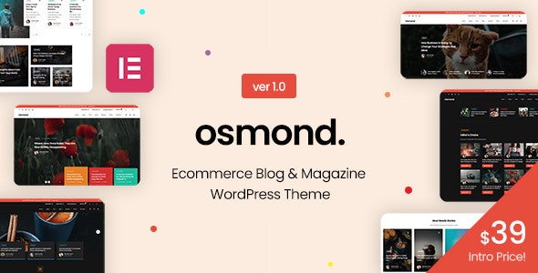 WordPress主题Osmond 1.3.1 电子商务新闻杂志博客网站WP主题 WordPress主题Osmond 1.3.1 电子商务新闻杂志博客网站WP主题