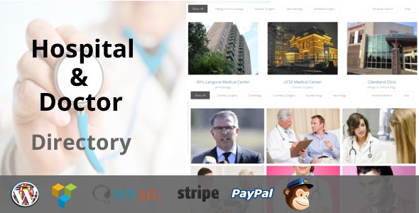 Hospital & Doctor Directory医院医生目录列表WordPress插件 - 图片1 Hospital & Doctor Directory医院医生目录列表WordPress插件 - 图片1