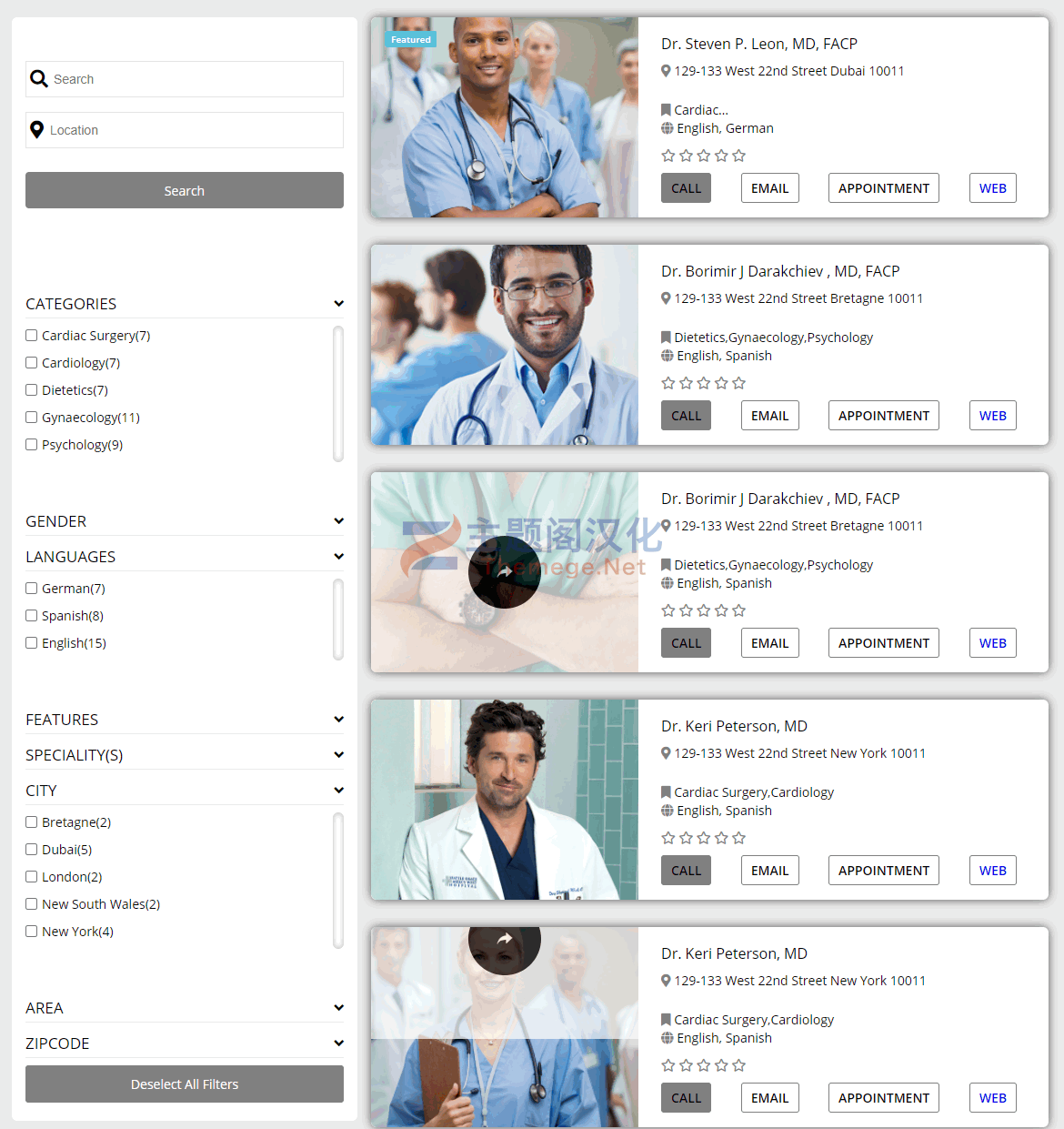 Hospital & Doctor Directory医院医生目录列表WordPress插件 - 图片2 Hospital & Doctor Directory医院医生目录列表WordPress插件 - 图片2