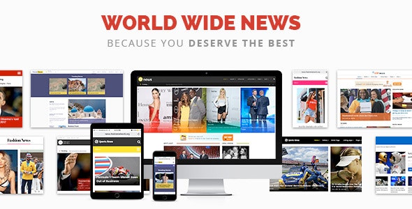 WorldWideNews WordPress主题_多用途新闻杂志网站模板 WorldWideNews WordPress主题_多用途新闻杂志网站模板