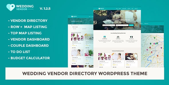 WordPress主题Wedding Vendor 1.2.6 婚纱摄影婚礼策划机构目录列表网WP主题 WordPress主题Wedding Vendor 1.2.6 婚纱摄影婚礼策划机构目录列表网WP主题