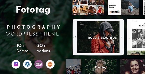 Fototag v1.3.10|摄影师摄影业务机构网站WordPress主题 - 图片1 Fototag v1.3.10|摄影师摄影业务机构网站WordPress主题 - 图片1