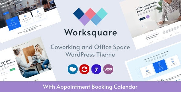 Worksquare WordPress主题_商务中心和联合办公网站 - 图片1 Worksquare WordPress主题_商务中心和联合办公网站 - 图片1