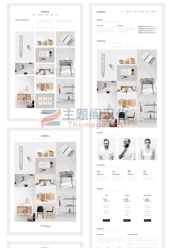 Acerola极简代理机构创意设计作品集WordPress主题V1.6.6 - 图片2 Acerola极简代理机构创意设计作品集WordPress主题V1.6.6 - 图片2