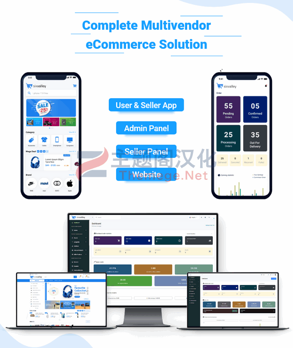 6valley多供应商多商户电子商务系统PHP源码V10.0+手机APP源码+管理后端 - 图片2 6valley多供应商多商户电子商务系统PHP源码V10.0+手机APP源码+管理后端 - 图片2