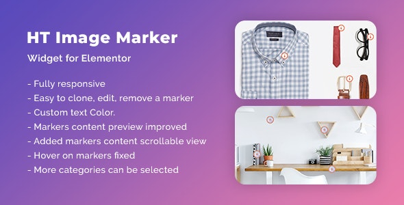 图片图钉标记附加信息Elementor插件HT Image Marker 1.0.4 Nulled 图片图钉标记附加信息Elementor插件HT Image Marker 1.0.4 Nulled