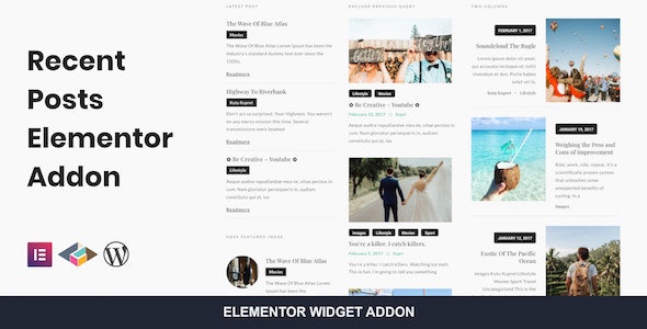 Recent Posts最新文章Elementor扩展插件 1.0.1 Recent Posts最新文章Elementor扩展插件 1.0.1