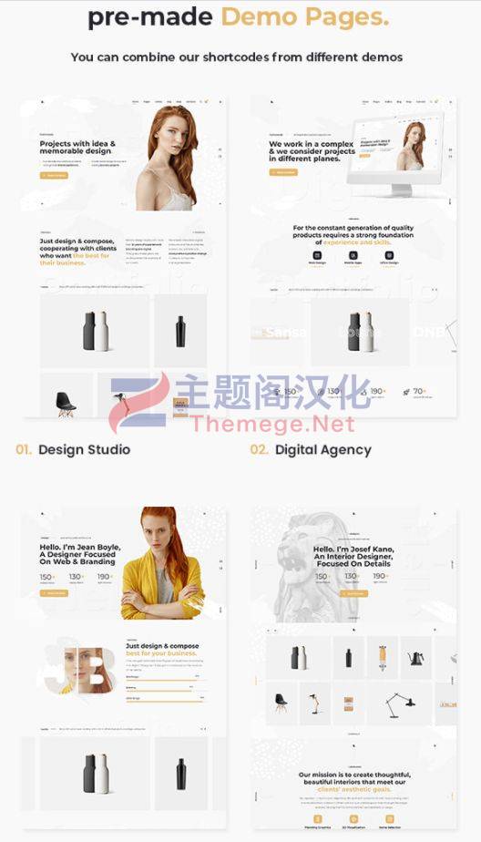 WordPress主题Kano 1.0.4 代理机构|咨询机构|电影制作人网站WP主题 - 图片2