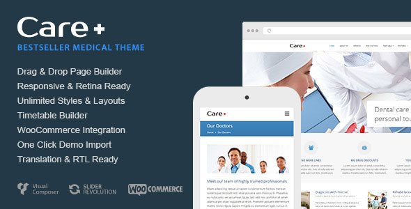 Wordpress主题Care 4.9.5 医疗健康养生博客网站WP主题 - 图片1 Wordpress主题Care 4.9.5 医疗健康养生博客网站WP主题 - 图片1