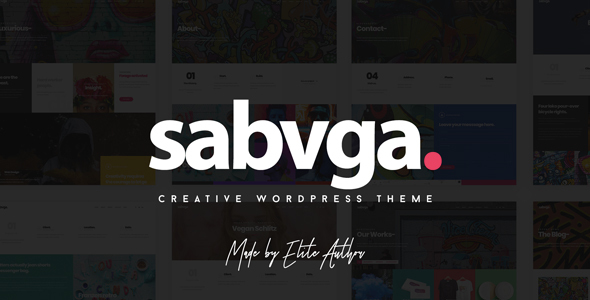 WordPress主题Sabvga 1.4.1 响应式多概念创意作品集网站WP主题 - 图片1 WordPress主题Sabvga 1.4.1 响应式多概念创意作品集网站WP主题 - 图片1