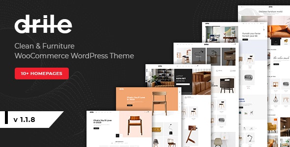 Drile 1.6.7 WordPress家具家私跨境电商主题 Drile 1.6.7 WordPress家具家私跨境电商主题
