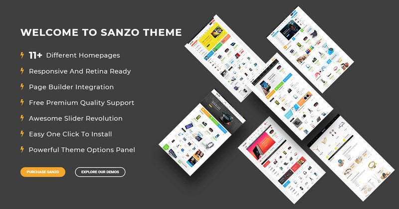 Sanzo 2.1.2 多首页多品类外贸电商WooCommerce主题 - 图片2 Sanzo 2.1.2 多首页多品类外贸电商WooCommerce主题 - 图片2
