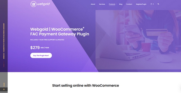 银行卡和信用卡收款网关WooCommerce FAC Payment Gateway 3.8 - 图片1 银行卡和信用卡收款网关WooCommerce FAC Payment Gateway 3.8 - 图片1