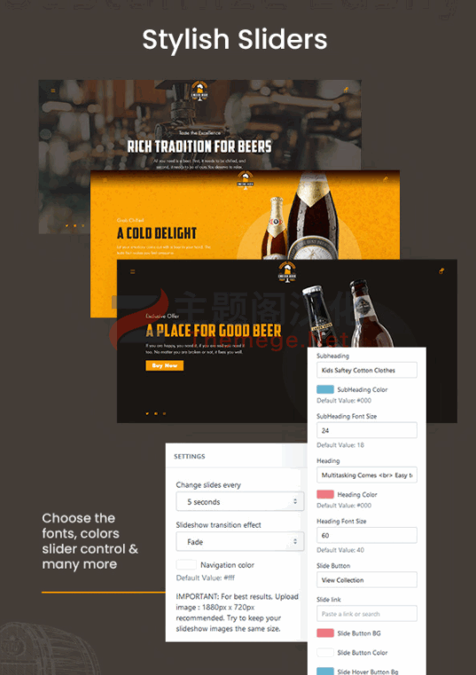 Shopify主题Cheerx 1.0 啤酒|红酒|酒精饮料外贸电商Shopify模版 - 图片3
