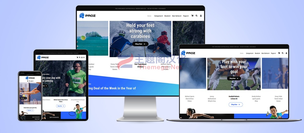 Shopify主题Proz 1.0 运动健身用品外贸电商独立站Shopify模版 - 图片2