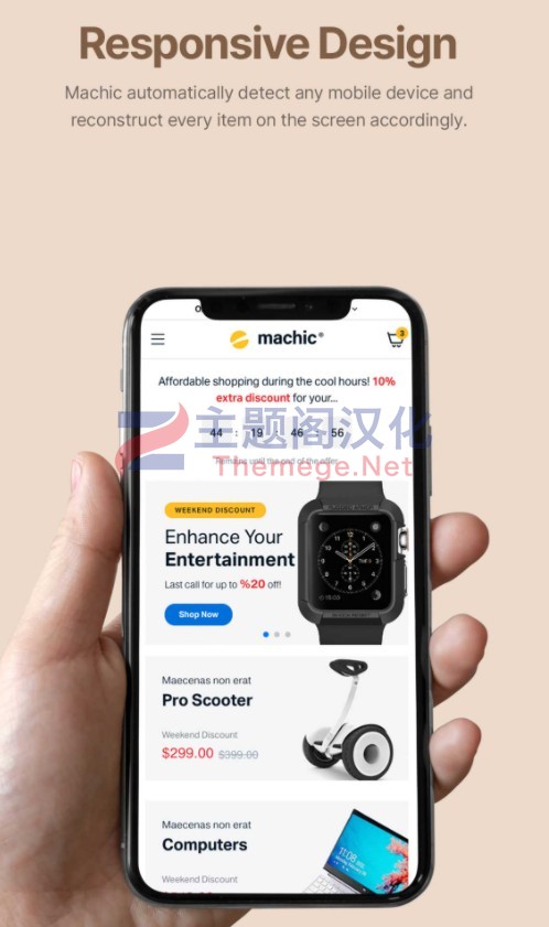 Machic(v1.5.6)数码电子产品跨境电商网站WooCommerce主题 - 图片2