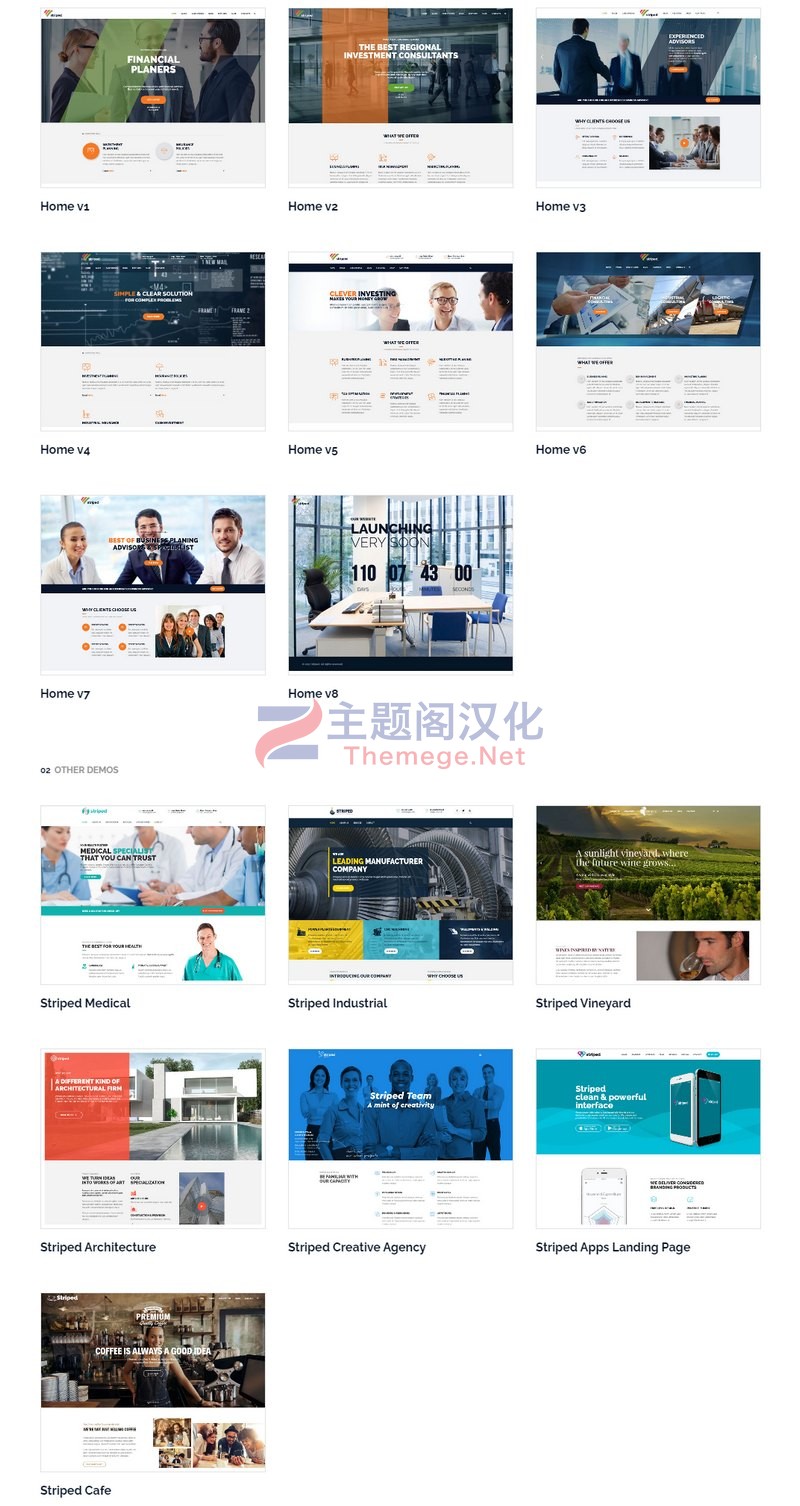 WordPress主题Striped 2.5 商业金融咨询网站WP主题 - 图片3 WordPress主题Striped 2.5 商业金融咨询网站WP主题 - 图片3
