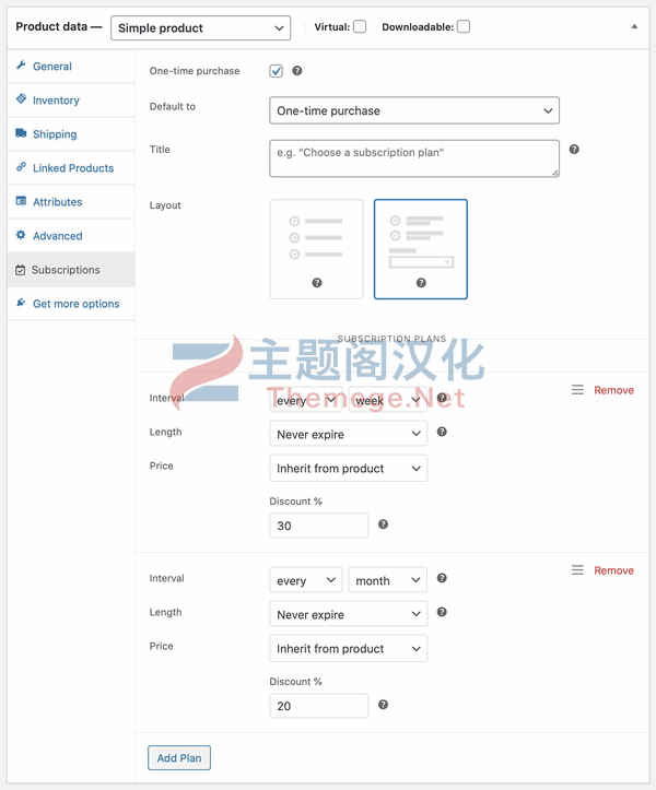 WooCommerce All Products Subscriptions订阅产品折扣促销插件V5.0.3 - 图片5 WooCommerce All Products Subscriptions订阅产品折扣促销插件V5.0.3 - 图片5