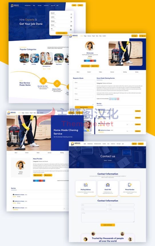 Service Finder(v6.1)企业业务搜索分类广告列表WordPress主题 - 图片2 Service Finder(v6.1)企业业务搜索分类广告列表WordPress主题 - 图片2
