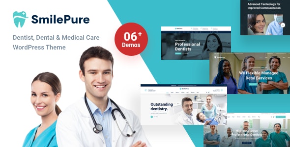 SmilePure(v1.8.3)牙科牙医诊所和医疗保健WordPress主题 - 图片1 SmilePure(v1.8.3)牙科牙医诊所和医疗保健WordPress主题 - 图片1