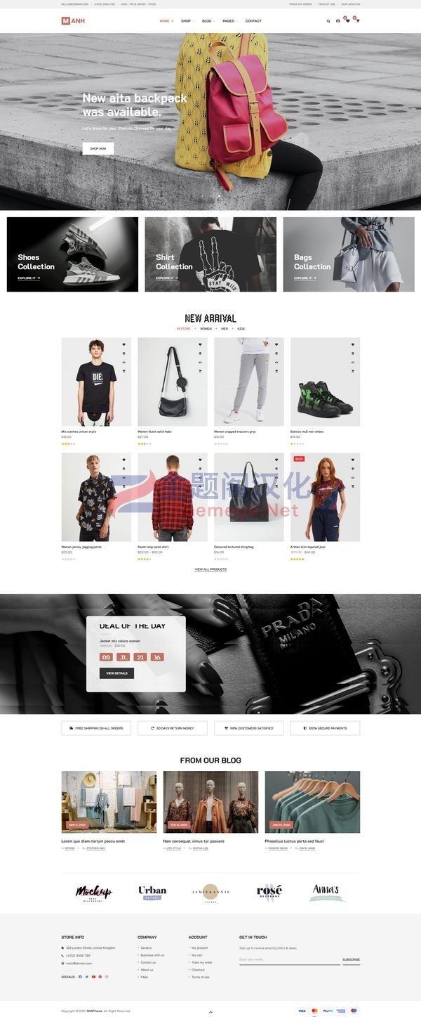 M.Anh服装时装女装外贸电商WooCommerce主题1.2.1 - 图片2 M.Anh服装时装女装外贸电商WooCommerce主题1.2.1 - 图片2
