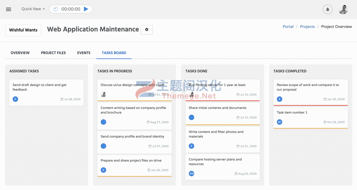 项目管理和客户门户系统WordPress插件Team Pro 1.2.0 - 图片3