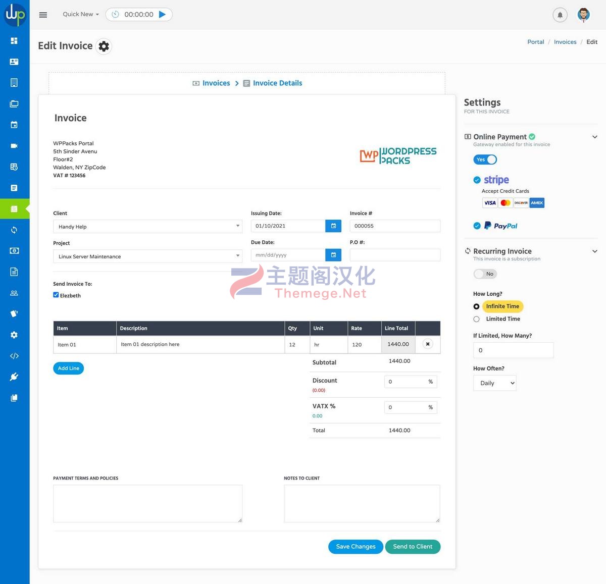 项目管理和客户门户系统WordPress插件Team Pro 1.2.0 - 图片6