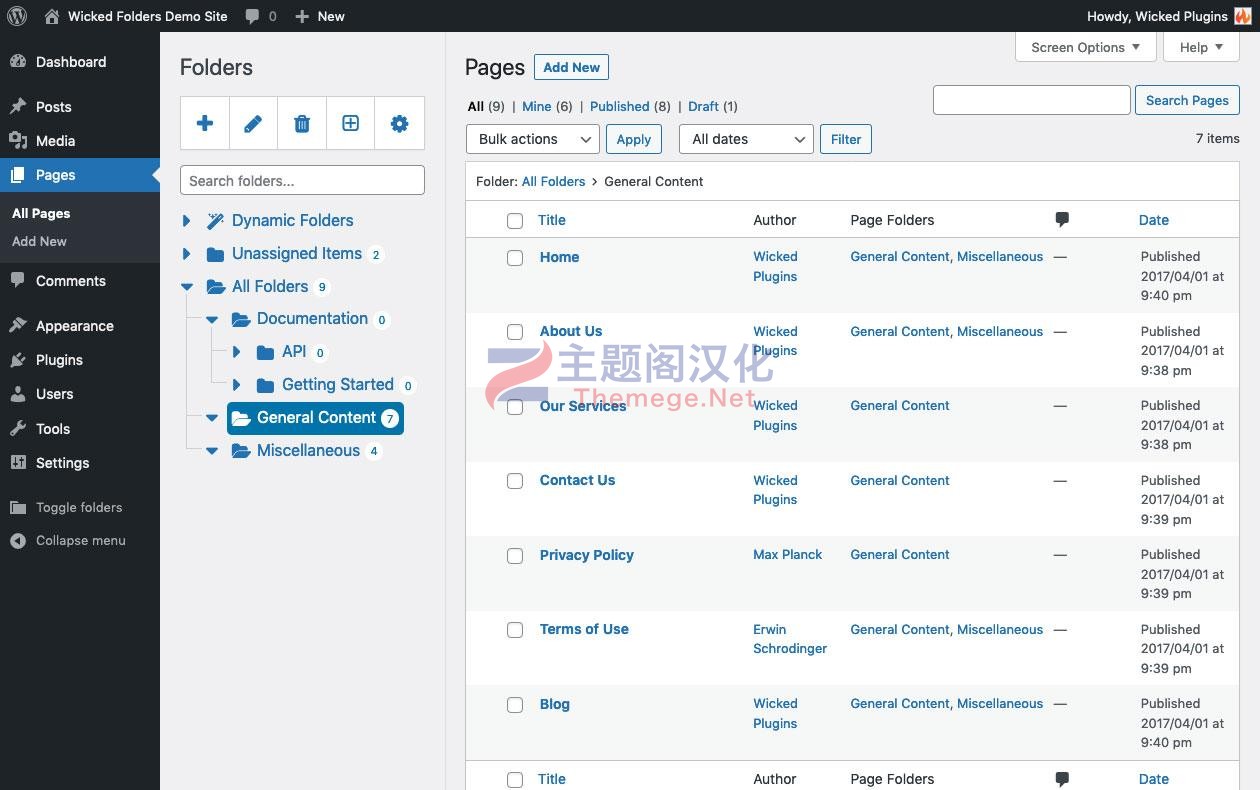 用文件夹组织文章WordPress插件SuperFolders Pro汉化版 - 图片4 用文件夹组织文章WordPress插件SuperFolders Pro汉化版 - 图片4