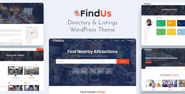 Findus(v1.1.64)企业业务分类目录列表网站WordPress主题 - 图片1 Findus(v1.1.64)企业业务分类目录列表网站WordPress主题 - 图片1