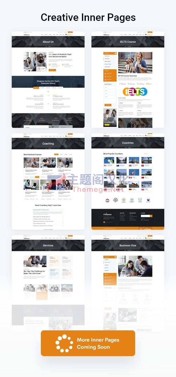 Visapass(v2.0.2)移民咨询签证代理机构WordPress主题 - 图片3 Visapass(v2.0.2)移民咨询签证代理机构WordPress主题 - 图片3