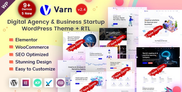 Varn(v2.4)SEO代理服务机构网站WordPress主题 Varn(v2.4)SEO代理服务机构网站WordPress主题